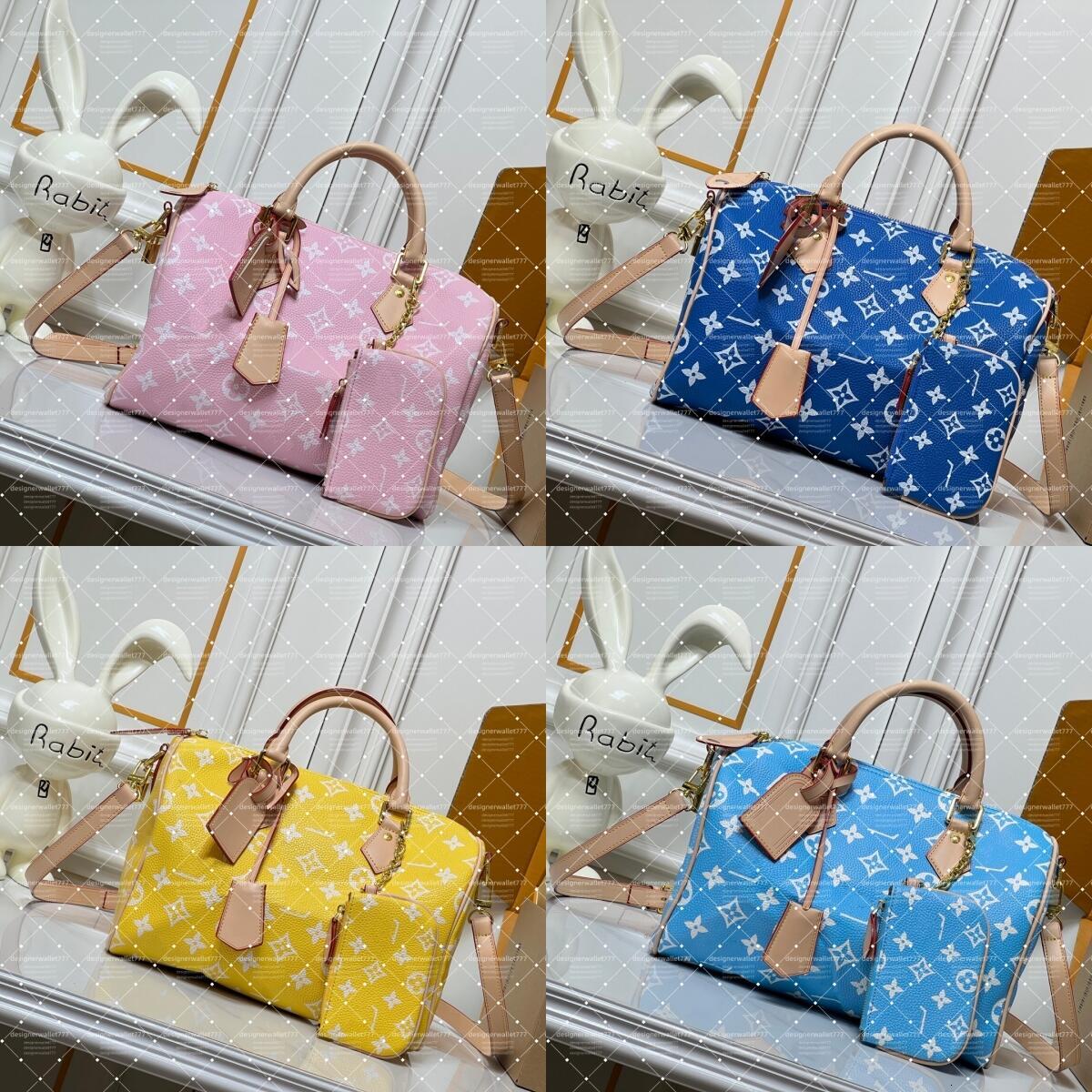 10A TOP Soft 30 tote bag Lucky Teddy P9 soft shoulder bag luxury womens handbag designer bag metal plate pillow leather chain travel bag wallet Mirr