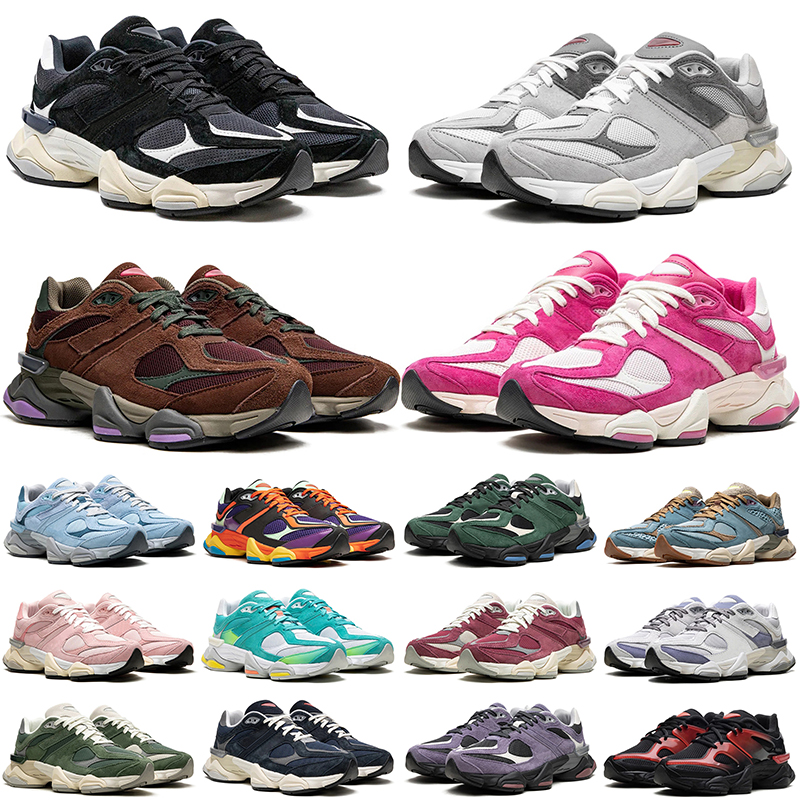 free shipping 9060 Designer Athletic Sneakers Lightweight Knit Upper Soft Sole Anti-Skid Outdoor Casual Sports Running Shoes