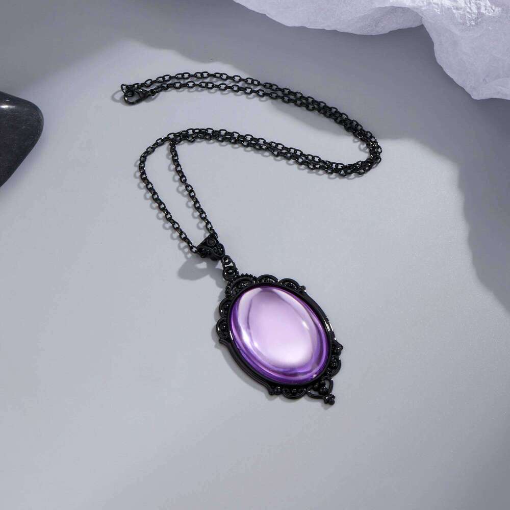 New Vintage Gothic Vampire Relief Pendant Necklace for Men Women Exquisite Fashion Witchcraft Jewelry Collar Gift Choker a7924