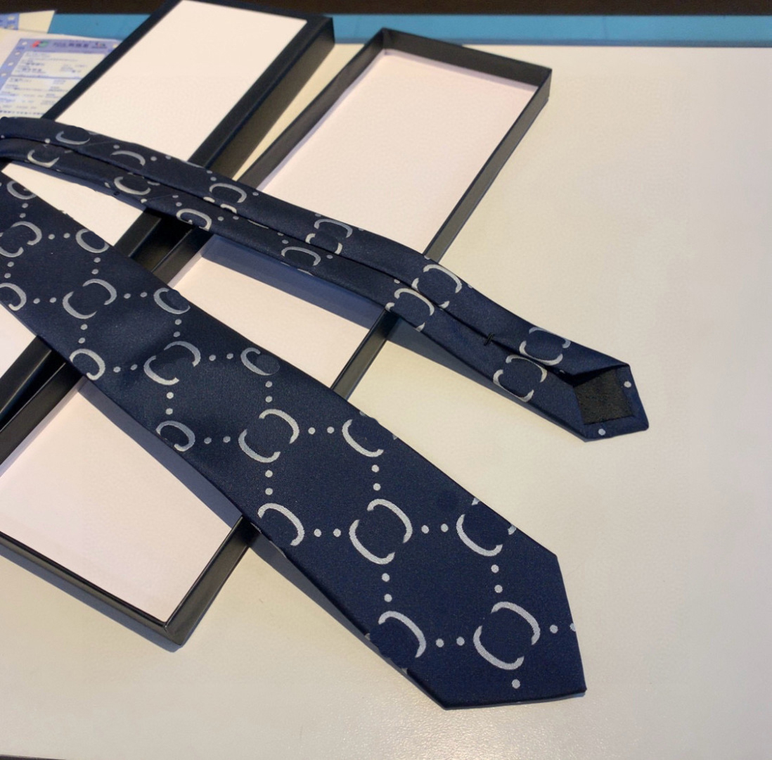 Silk luxury new luxurious men's high end brand business versatile trendy fashion designer handcrafted silk ties G8655