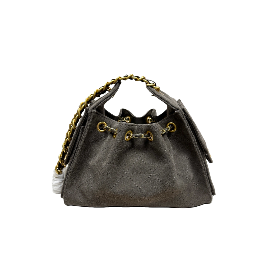 Woman bag handbag tote shoulder bag genuine leather luxury famous design High quality black coffee grey 22*20*12cm