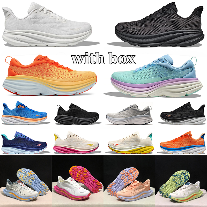 Sandals With box Designer Fashion sneakers mens womens black white orange Featherweight Shock Absorbent Ergonomic Smooth Stride Design trainers Runn