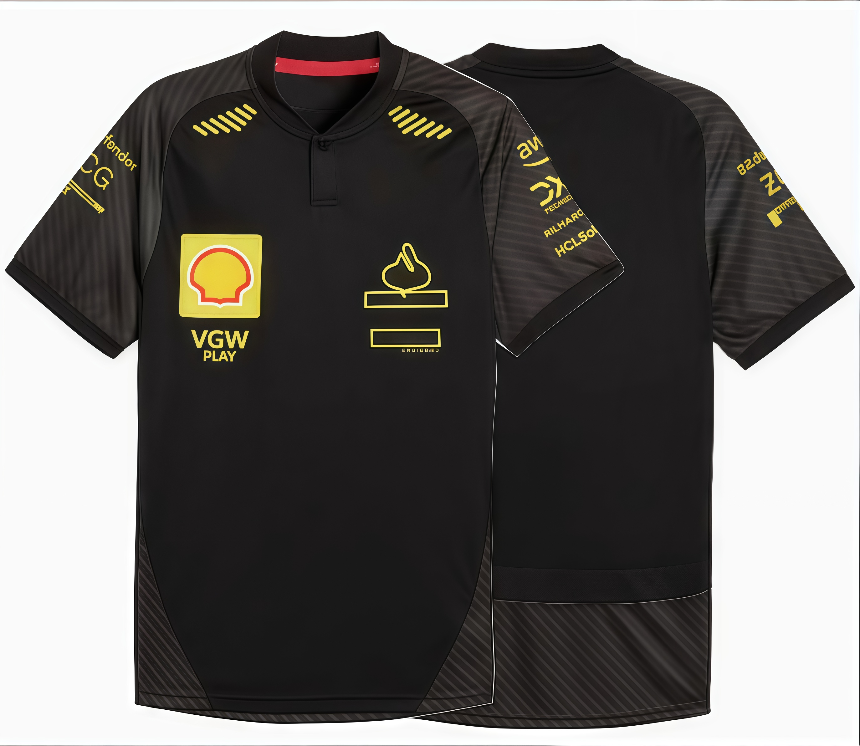 F1logo Summer Short Sleeve POLOF12025 Racing Shirt Same Customised-image-645433056