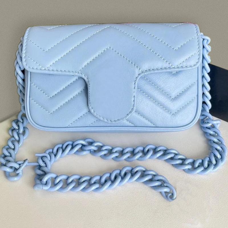 Livraison gratuite Crossbody Sac Designer Sacoche Femmes Épaule Embrayage Macaron Marmont Chaud Métallique Sac À Main Chaîne Rabat Portefeuille E