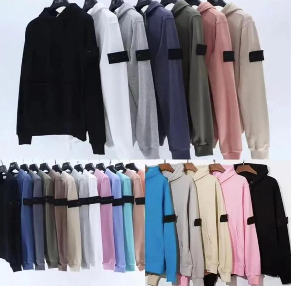 25ss Designer stones Jumper Tracksuit Embroidered Compass Badge Men's women islands jacket Sweatshirt Pullover Hoodie Women's Long Slee-image-919599825