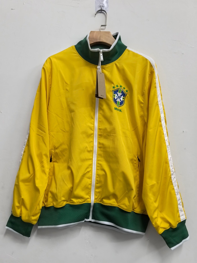 Men's jacket Outdoor Retro Thick Embroidered Designer Hoodie Women brazil windbreaker Jacket Warm Cotton Luxury France Football mens designer c