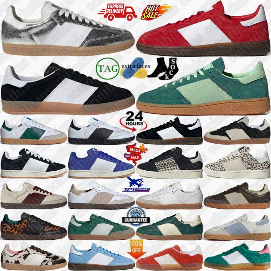 Handball Indoor Bad Bunny Sneakers Shoes Preloved Red Leopard Womens Mens Cow Print Bliss Pink Purple White Aluminum Core Black Navy GuuZJQ#-image-990894136