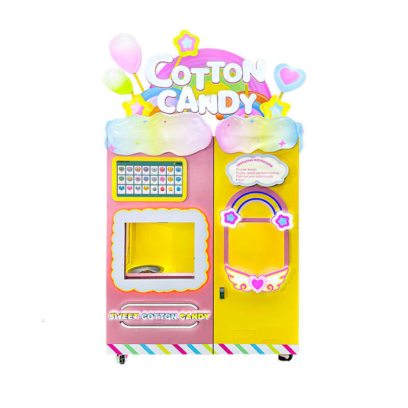 Full Auto Cotton Candy Vending Machine Intelligent Flower Shape Maker for Amusement Parks 24 7 Unmanned Operation to Generate Passive Income-image-1092427792