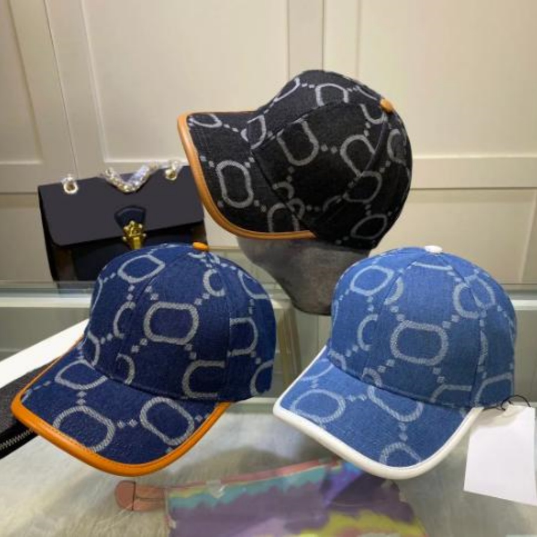 Classical Baseball Cap Designer Denim Letter Casuqette Luxe Women's Ball Cap Tracel Mens Caps-image-956297103