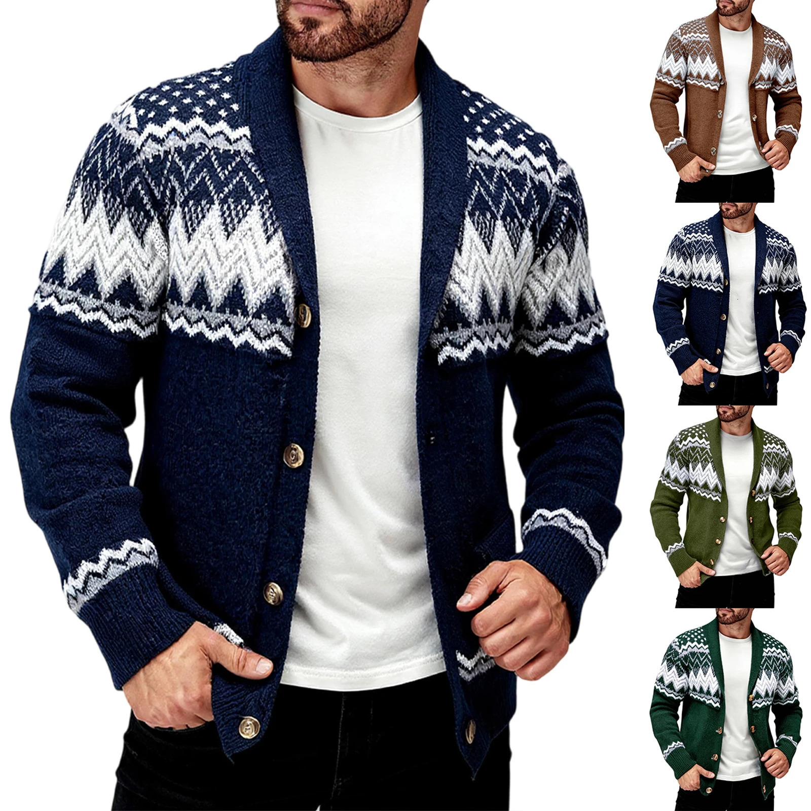 Long Sleeved Knitted Cardigan MenS Comfortable Fashionable Casual Sweater Winter Outdoor Warm Cardigan For Daily Wear 260114BJ