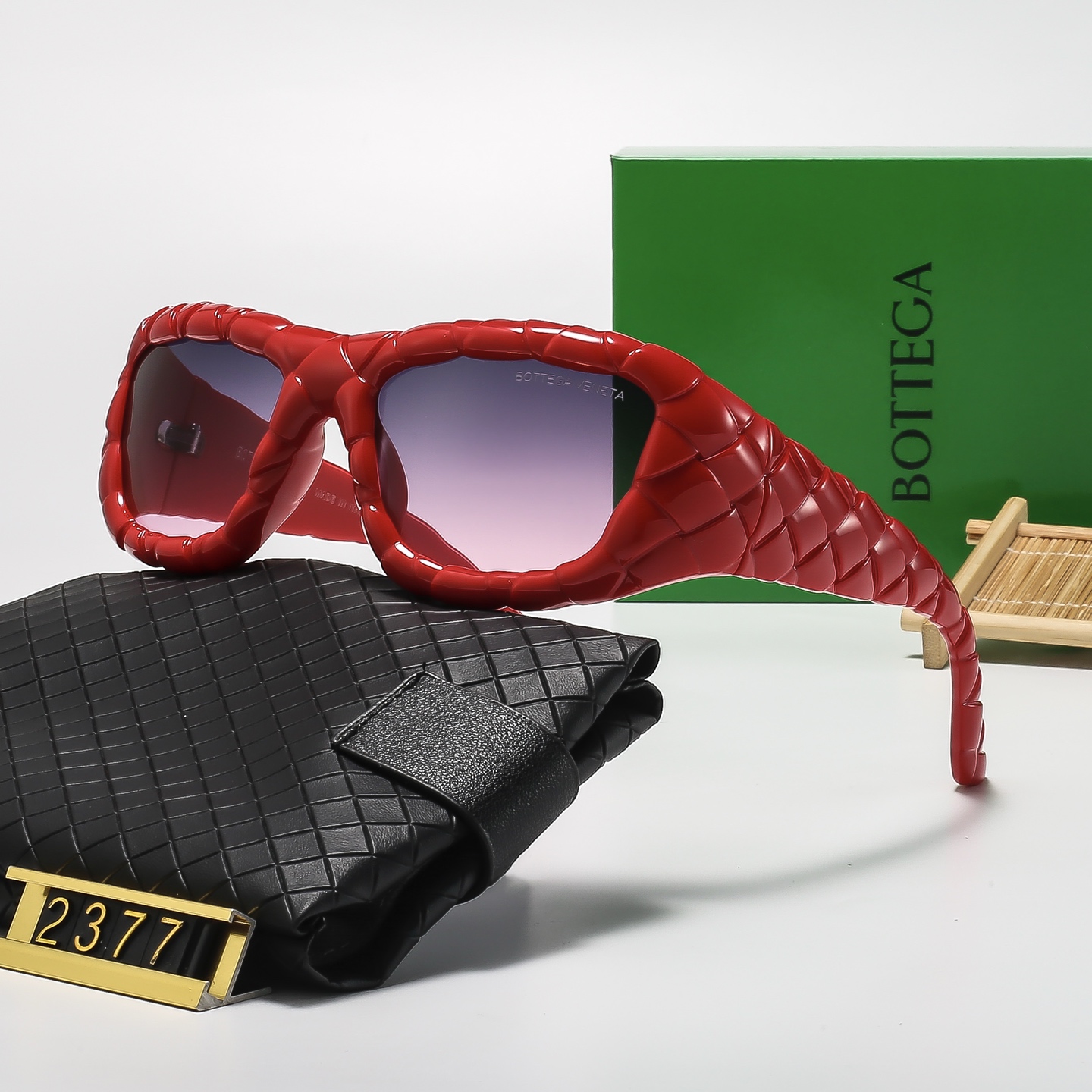 Red Botte Glasses Luxury Designer Bottes Sunglasses 2025 New Metal Knot pilot Sunglasses with Box