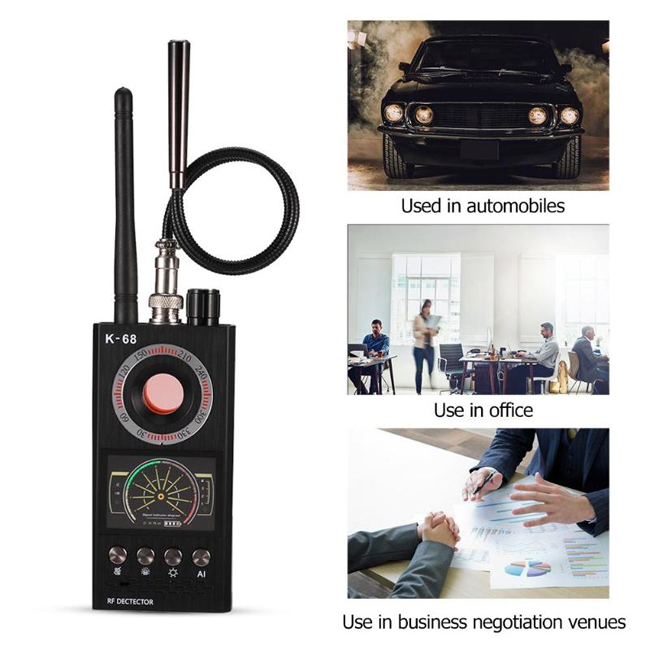Wireless Signal Detector RF Bug Finder Anti Camera Detector Security Eavesdropping Hidden Camera Detector Wifi Gsm Sound Signal GPS Tracker Cam D-image-1092563331