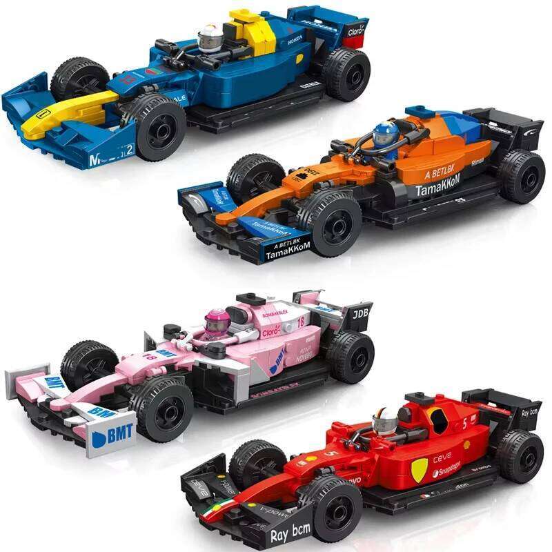 2025 Speed Rally Racing City Champions F1 Building Blocks Vehicle Set FIA Classic Hot Sports Car Model Brick Kids Toy adult Gift H260121-image-1092666307