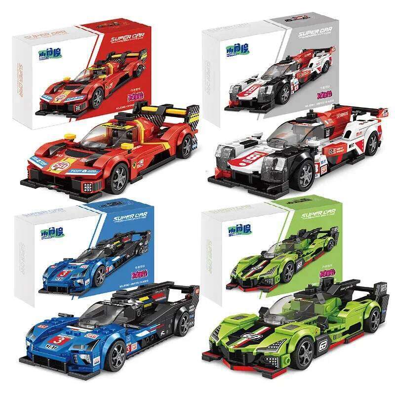 11 Types Speed Champions Car Hypercar Building Blocks MOC Construction Bricks Famous Sport Vehicle Toys Gift For Children Kids H260121-image-1092666556
