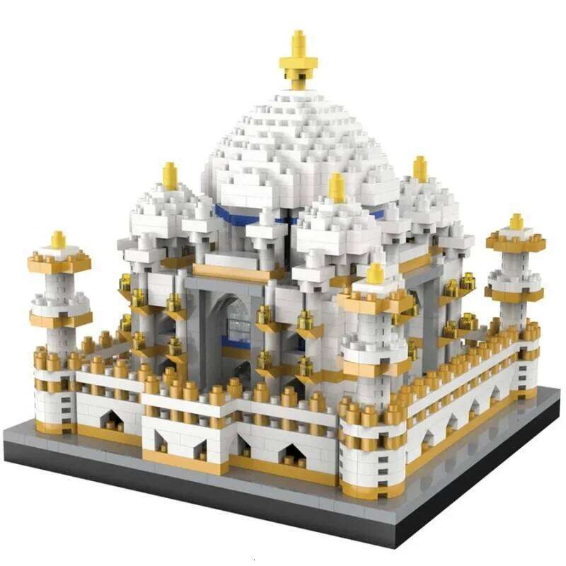 Wold Famous Architecture Taj Mahal Palace Model Building Block for Home Decor Toy Puzzle Brick For Kids Gift H260121-image-1092667054