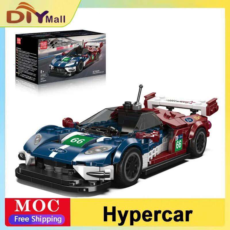 Mould King 27103 Sports Building Blocks Kits MOC Famous Car Model Racing Vehicle Assembly Bricks Ornaments Toys Boys Gifts H260121-image-1092666528