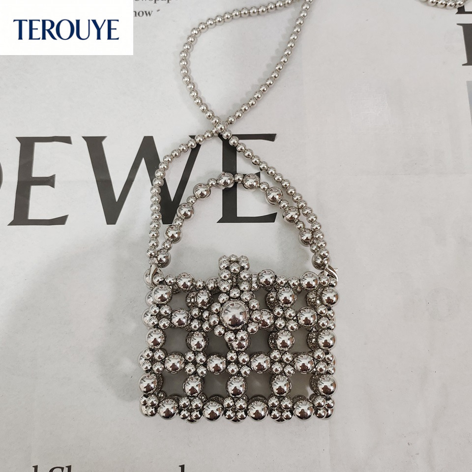 terouyes new pearl bag this year with a niche style fashionable simple and atmospheric mini mouth red envelope womens shoulder bag luxury bag