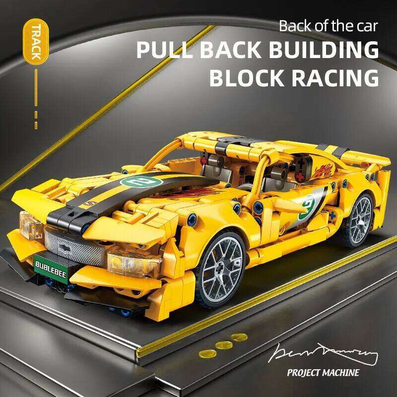 City Speed Car Building Blocks 451PCS Luxury Auto Racing Vehicle with Super Racers Bricks Toys for Children Boy Gift H260121-image-1092667165
