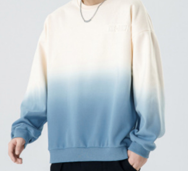a638 Men Long-sleeved Autumn and Winter Heavy Loose Solid Color Lapel Youth Casual
