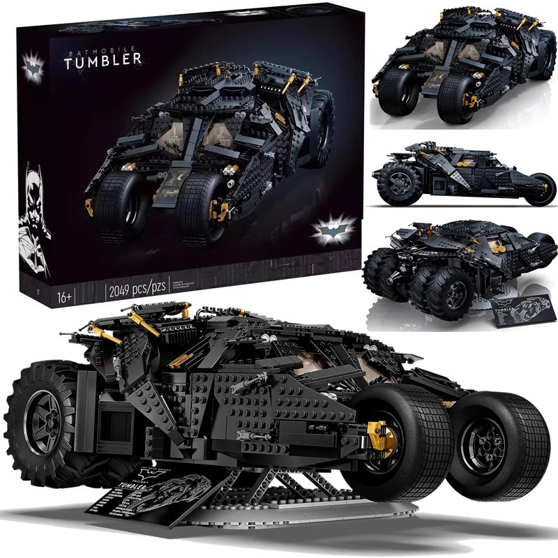 Cross-border 76240 Batmobile Building Blocks Dark Knight Vehicle Assembly Building Blocks Model Toy Gift M260309-image-1096807972