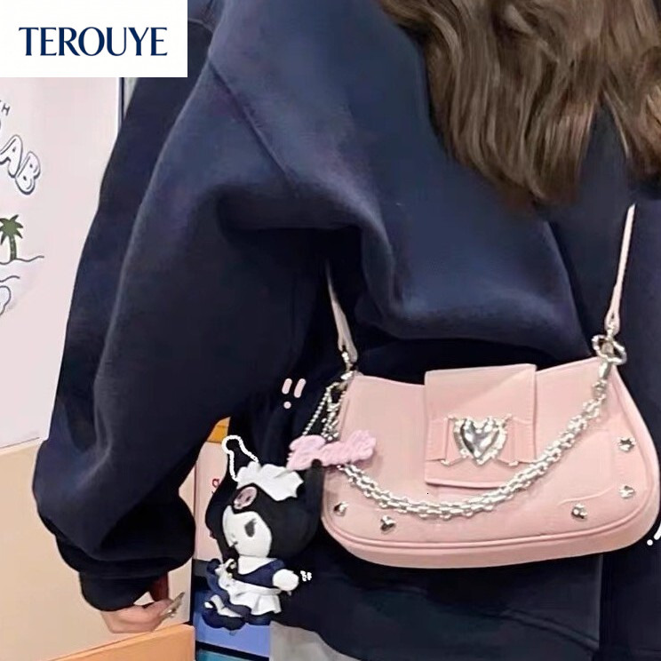terouyes new y2k hot girl armpit bag this year sweet girl niche design handbag fashion trend womens shoulder bag versatile elegant style luxury bag