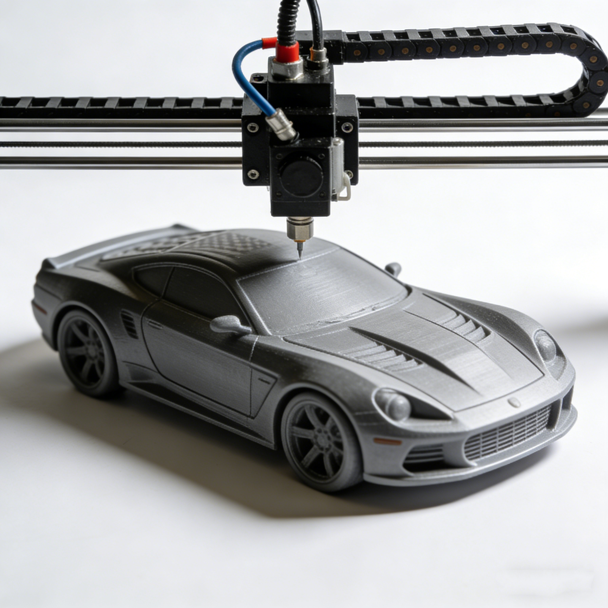 3D Model Making Printer Fully Automatic Leveling High-speed Precision Multi-color Printer With AMS-image-1092600785