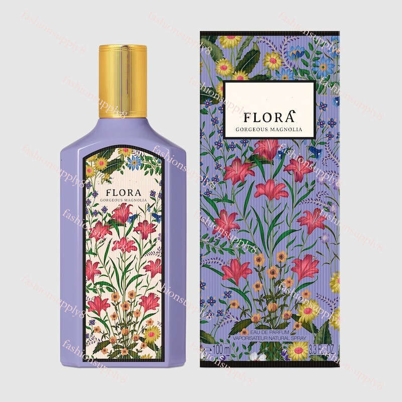 Designer Flora Bloom Women Perfume Perfume Floral Blossom Fragrance 100ml Eau De Parfum Long Lasting Sweet Scent US Warehouse 3-7 Day-image-1092686958