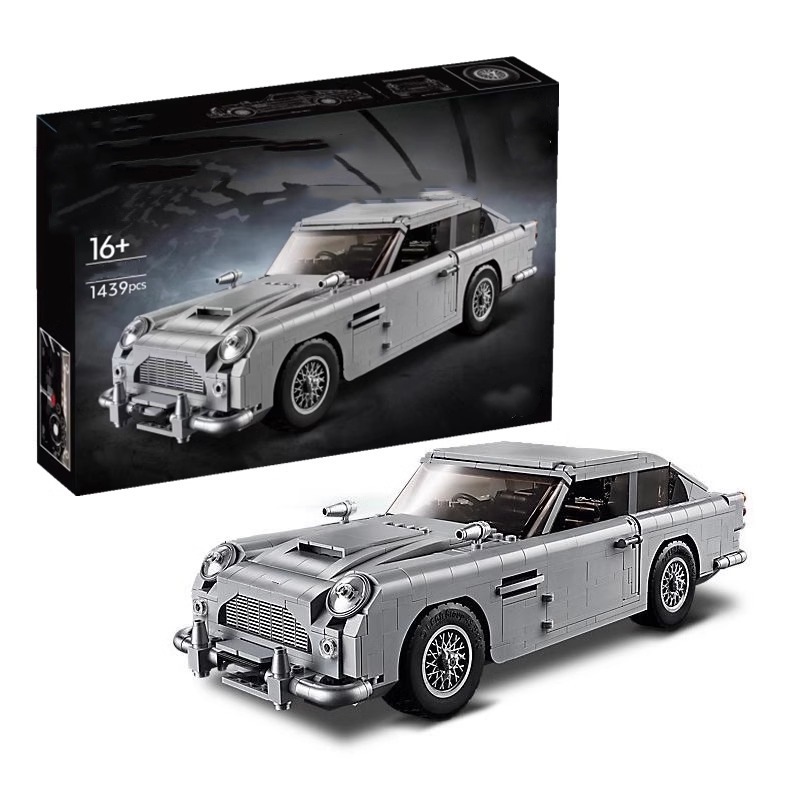2026 New 19047 Aston 39124 Martin Car Small Particle Assembly Building Blocks Toy Toys M260309-image-1096808570