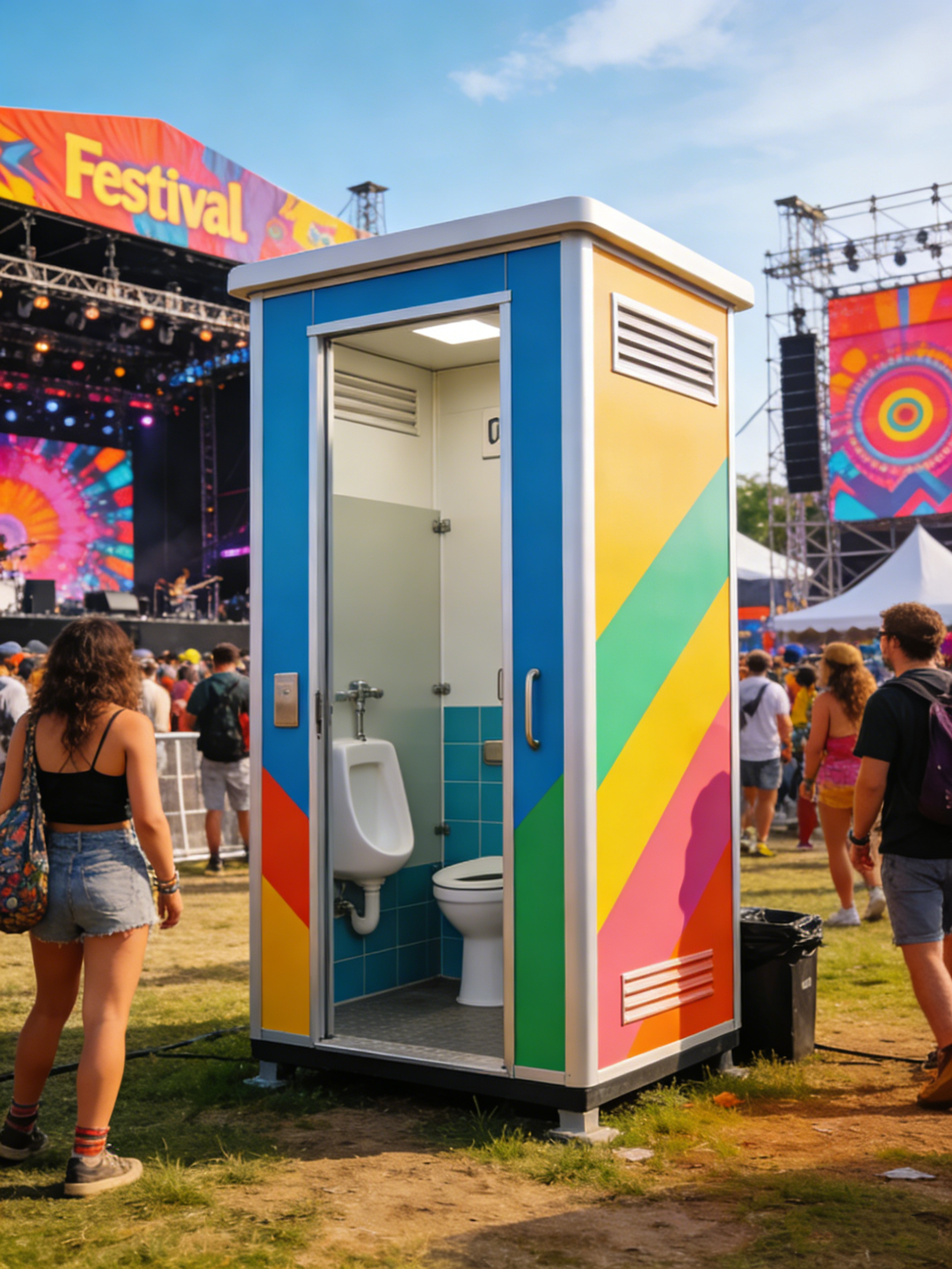 Modern Designed Mobile Toilet Portable Prefab Sandwich Panel Bathroom for Outdoor Construction Sites Easy Installation 5 Year-image-1092770970
