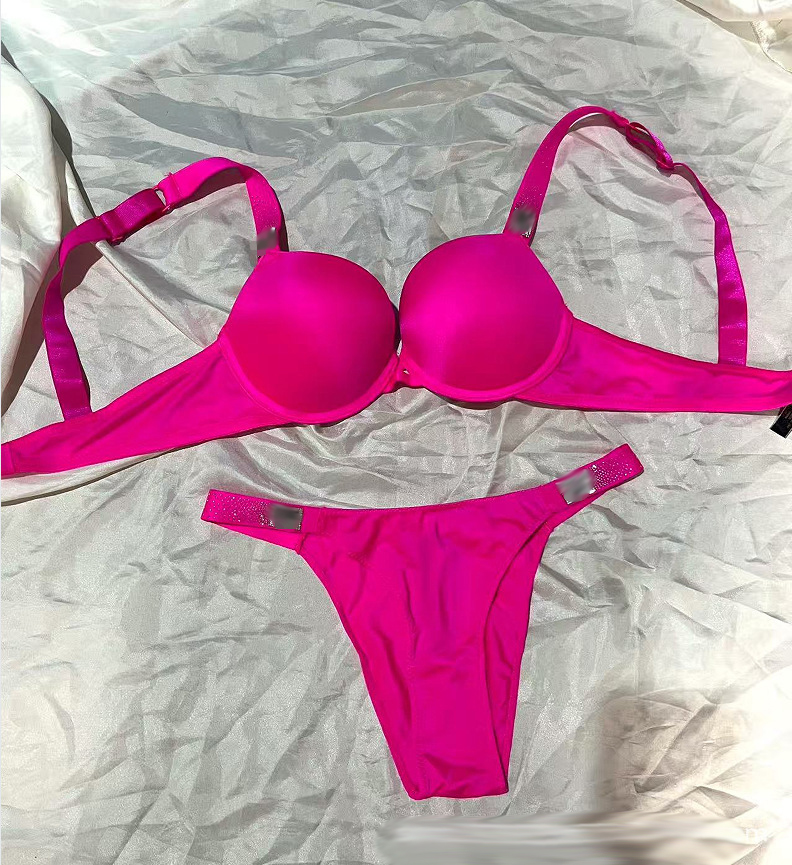 Underwears woman Vcsecret Lace lingerie sexy set Push Up Seamless Sexy Bra sets-image-1092756016