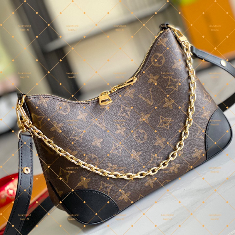 Designer Shoulder Diane Crossbody S Bags Wallet Women Crescent Bag Dumpling Boulogne Purse Chain Handbag Loop Half Moon Baguette Tote a2