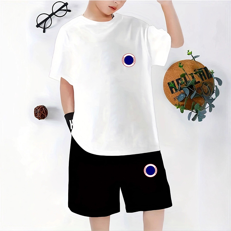 Kids Autumn Spring 2Pcs Hoodie+Pants Sports Suits 3-15 Years Boys Girls Casual Outfits Designer Tracksuits Children Clothing Sets-image-1092770660