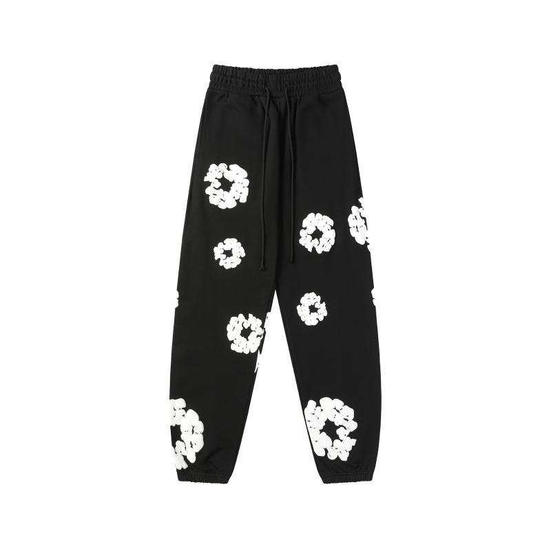 Denimm Tearrly Men's Cross border Foreign Trade Wholesale Kapok Sweater Pants Suit Youth Foam Tide Brand American Street Denim Hoodie Jacket 53