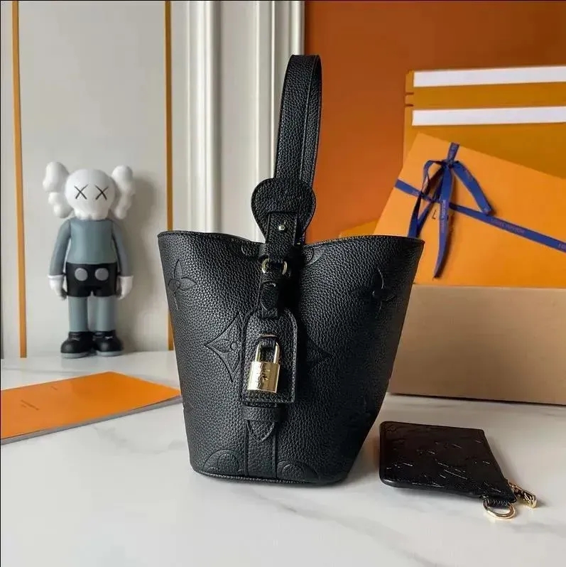 2026 Top Quality Designer Bucket bag women ALL In BB handbag with lock 2-pc tote high quality Shoulder crossbody bags ladies Clutch wallet color ral