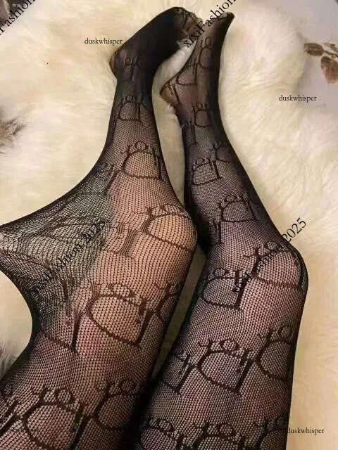 gg designer womens g tights Sexy Long Stockings for women Stocking Letters Pattern Fashion Thin Lace Mesh Tights Soft Breathable outdoor sexy socks