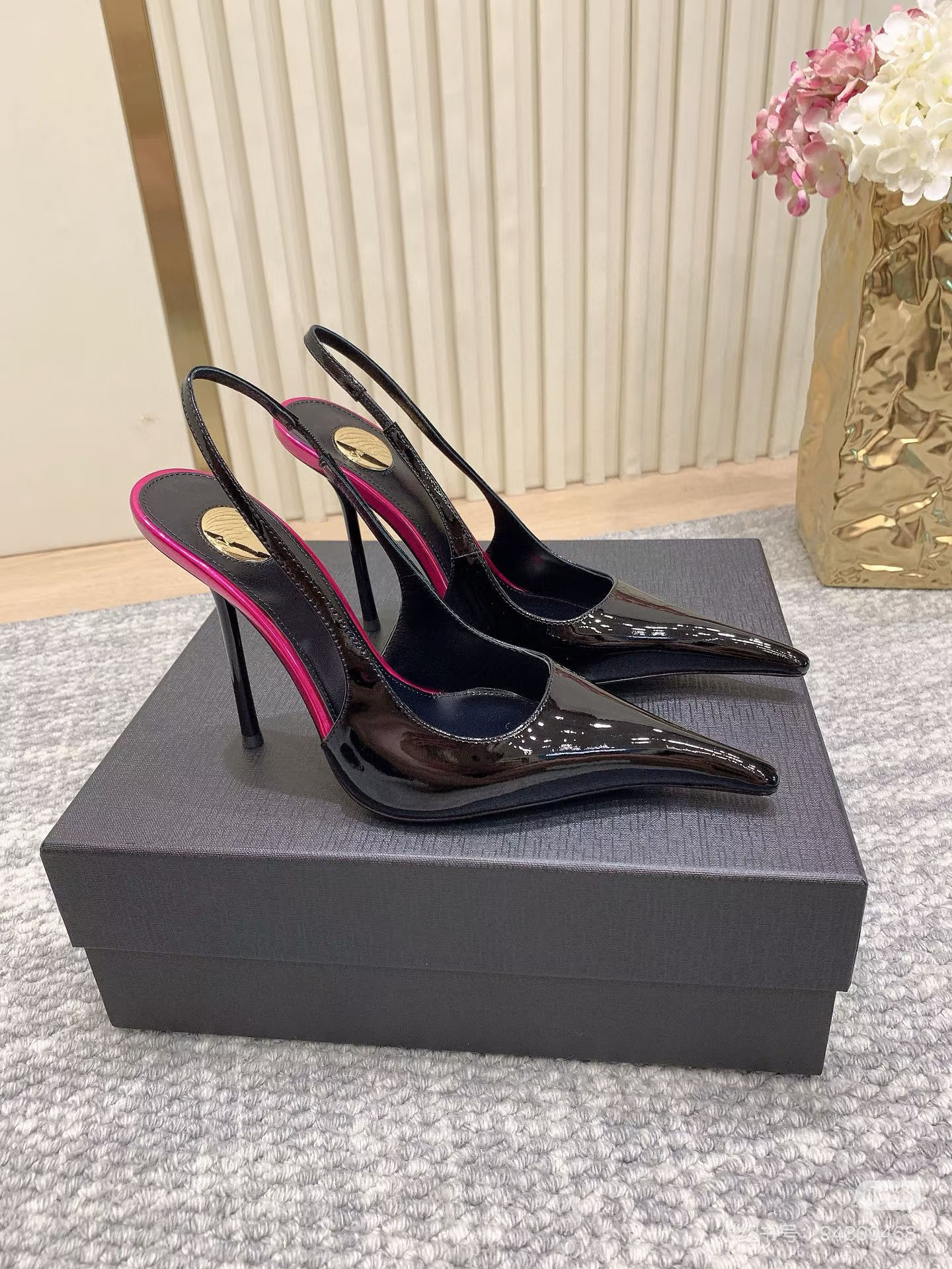Luxury Sexy Women Slingback Pump Amalia Slingback Pumps Satin Stiletto Heel Sling Back High heels Pointed Toe Brand Sandals Summer Designer Dress Sa