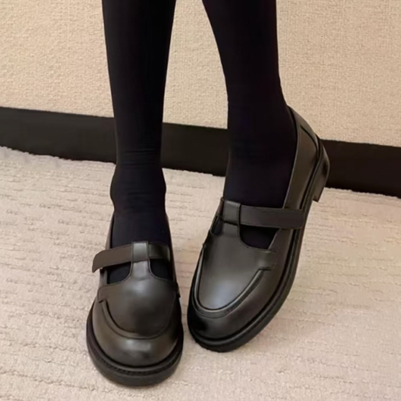 Baskets décontractées en cuir de veau pour femmes, mocassins d'été à boucle, sandales à talons bas, chaussures Oxford, 952