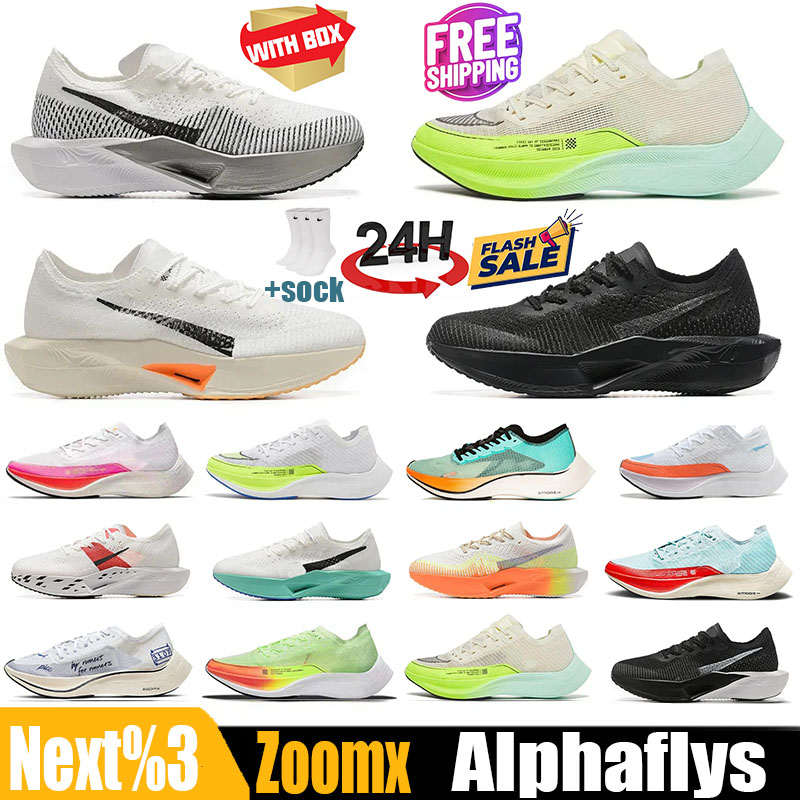 Designer Running Shoes Fly Zoomx Next% 3 Casual Shoes Mens Womens ZM Alphaflys Hyper Royal Aurora Ekiden Be True Volt Sail White prototype Sports