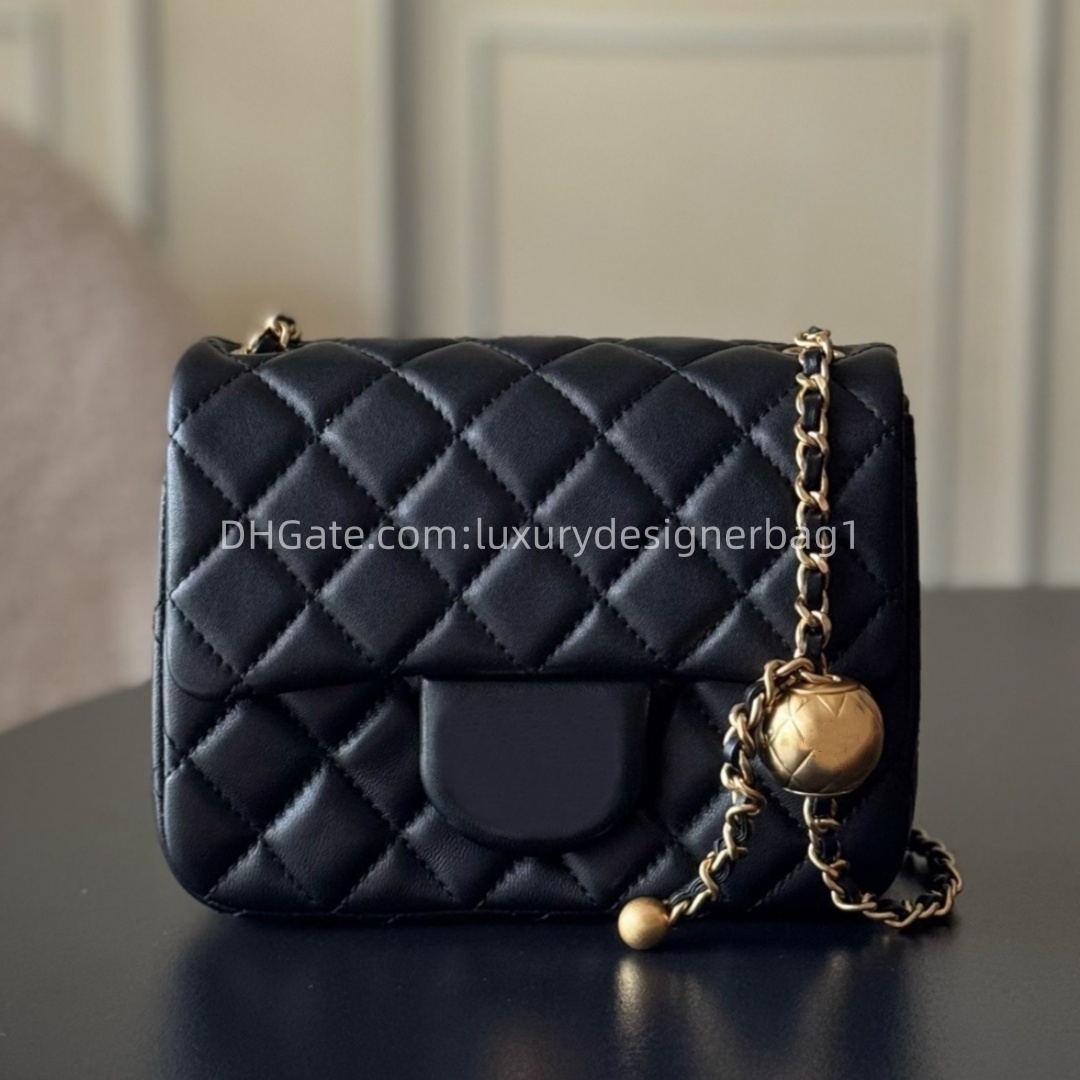 2026 designer bag high-quality classic golden ball flip bag crossbody bag handbag women's chain shoulder bag AS1786/1787