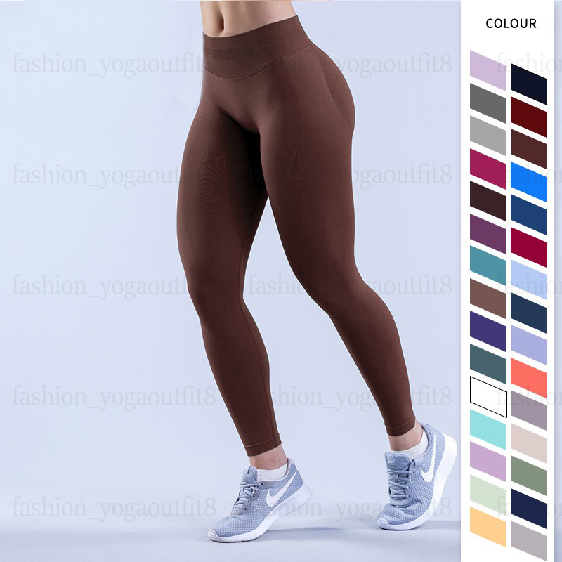 Designer Women Yoga Pants Gym Leggings Seamless Sports Clothes Stretchy High Waist Exercise Fitness Legging Sportwear Workout Pant Size XS-XL-image-1092961723