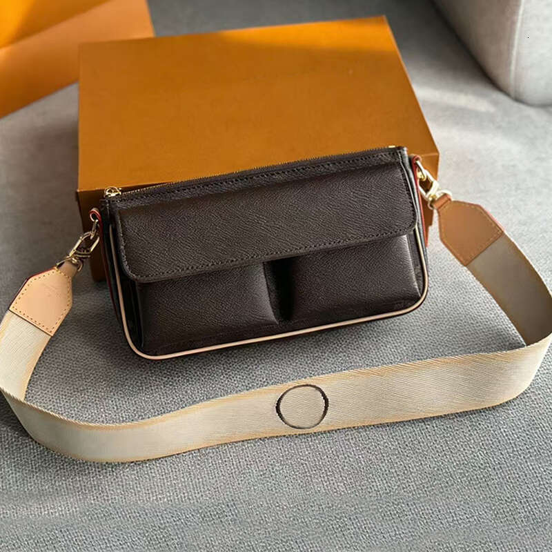 Women Designer Shoulder Bags Vintage Camel Bag Hobo Double Front Pocket Luxury Fashion Ladies Handle Purses Baguette Brown-image-979241381