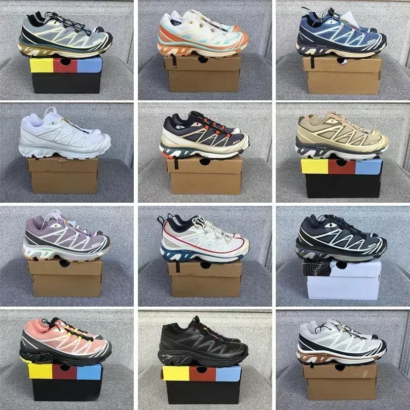 2027 Designer shoes Mens Womens Running Shoes XT6 XT-6 GTX Outdoor Hiking Trail Trainers GoreTexShoes MM6 Black Silver Safari Black Asphalt Camo