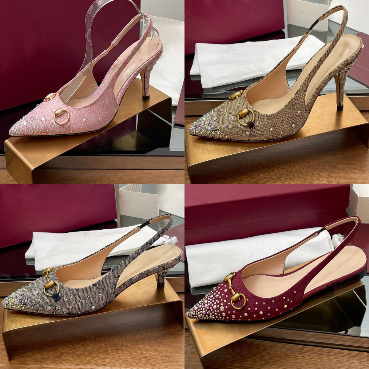 Sandales de créateurs 4,5 cm chaussures habillées pour femmes mode rhie talon aiguille chaussure de mors 8,5 cm 10,5 cm à talons hauts fête de ma