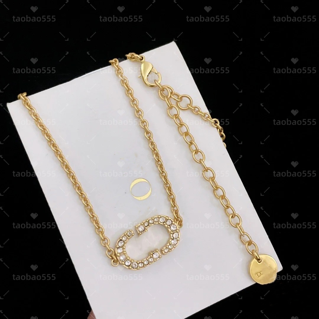 High version necklace designer necklace luxury jewelry all-in-one high sense geometric Elegant Luxury Style Valentine's Day Gift