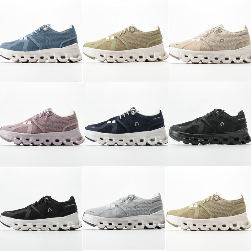 Kloud 6 Chaussures de course pour enfants en bas âge en polyester recyclé unité inférieure en TPU noir minuit glacier blanc BIG garçons filles no