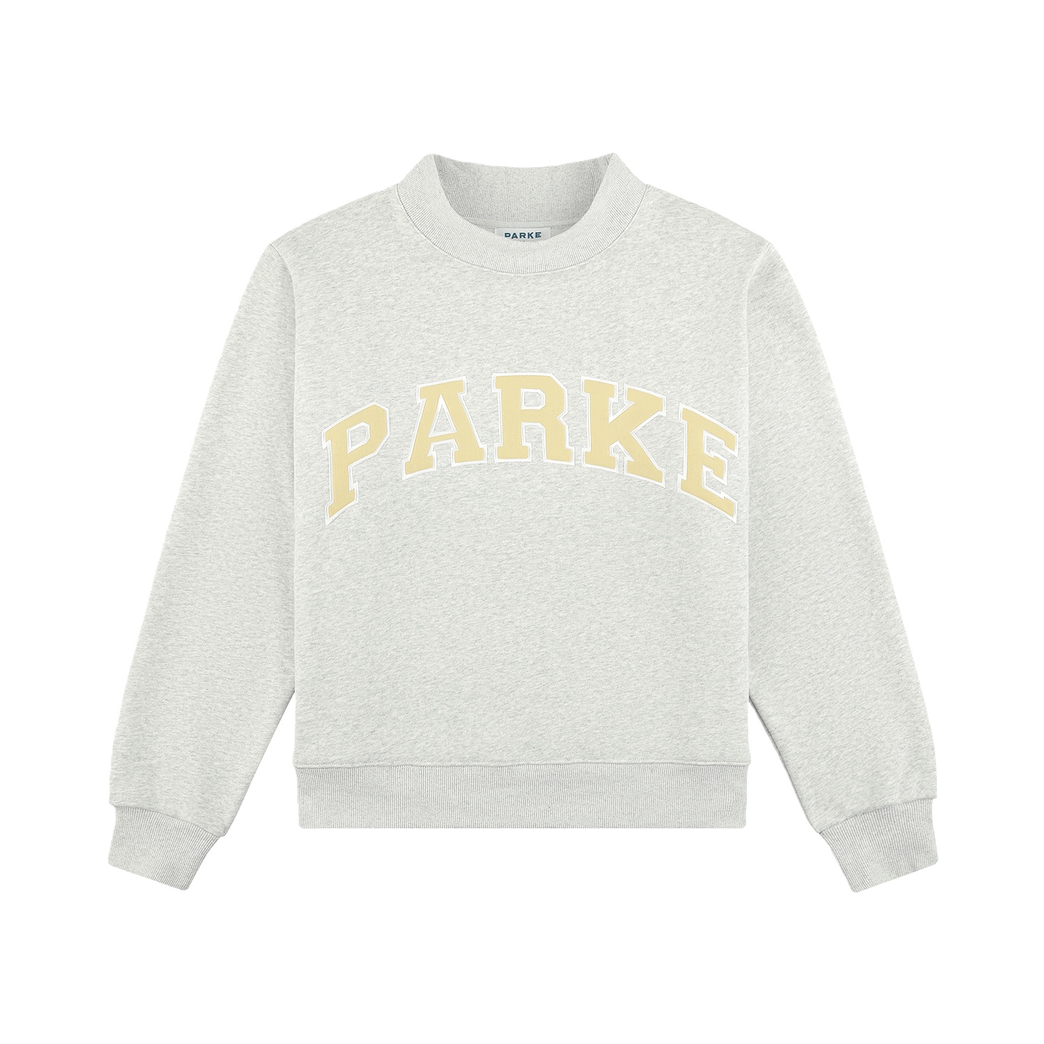 Parke Classic Mockneck Sweatshirts Embroideried Designer Pullover Jumper Women Fashion 100% Cotton Hoodies-image-919606270