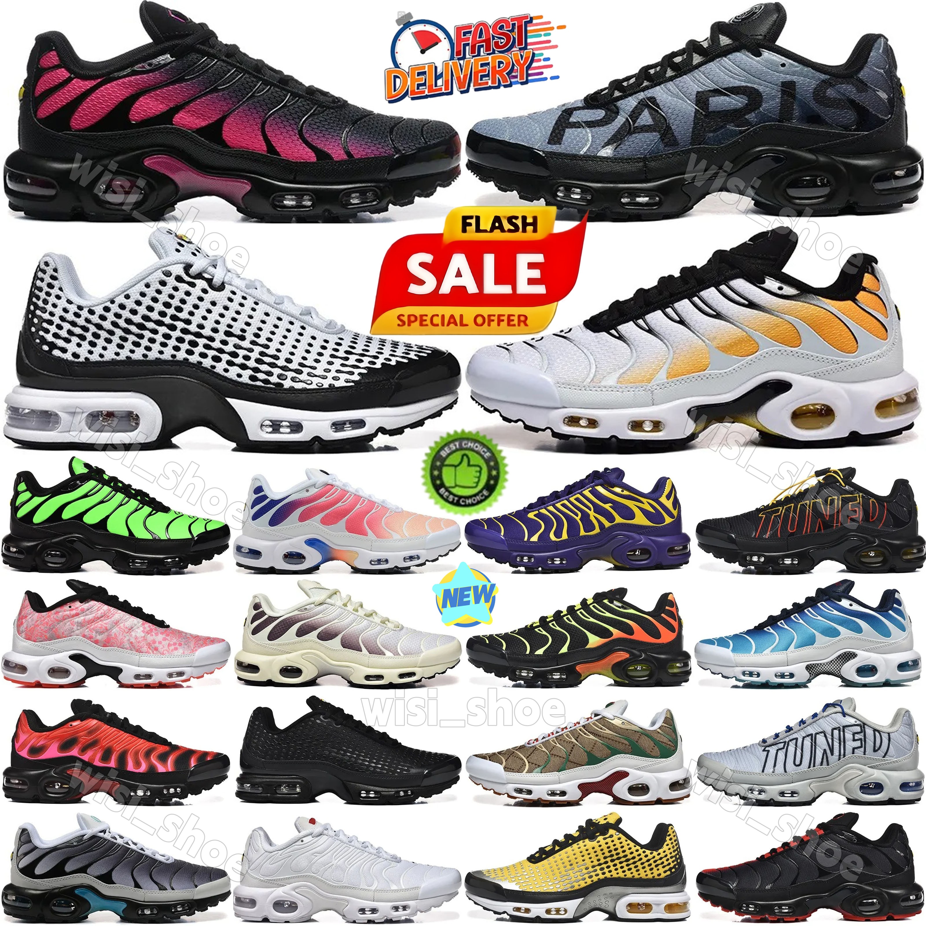 tn tn plus tnss designer running shoes sneakers mens trainers tns Triple Black White Hyper Blue navy Tennis Breathable women men outdoor sports snea