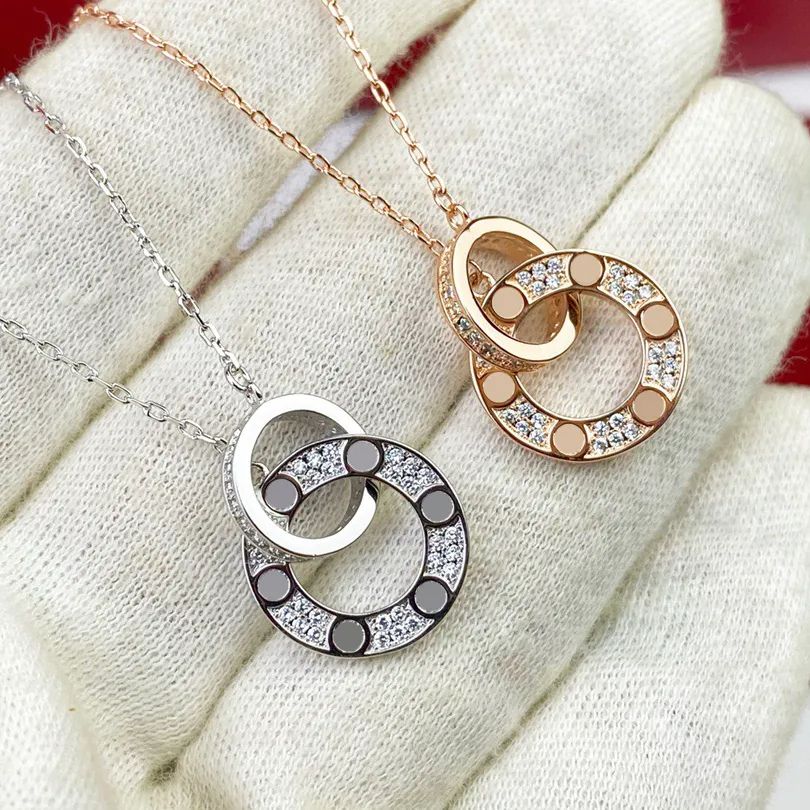 necklace designer necklace luxury jewelry designer jewelry women metal high quality 12A letter Stainless Steel charm necklace style Valentines Day g