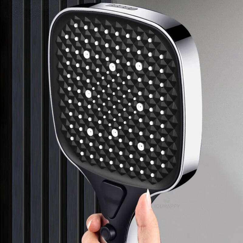 15CM Big Panel with Large Flow Massage Spray Nozzle 4 Jet Modes High Pressure Shower Head Bathroom Accessories 26Y0123 M260303-image-1096139502