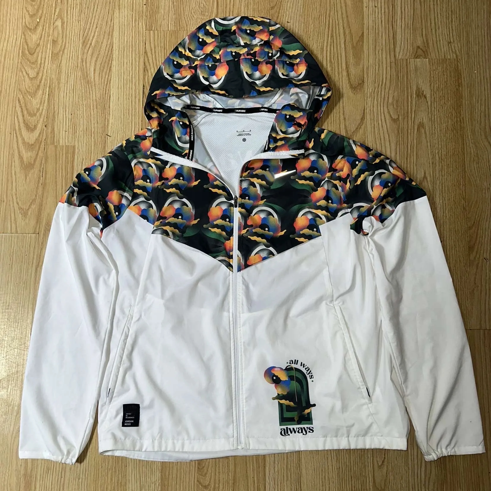 Winderrunner-jas voor heren, divisiejack, Berlin, hoodierepel, swear tech pack, sneldrogend trainingspak met letterprint, rasterreflecterend Elite-h
